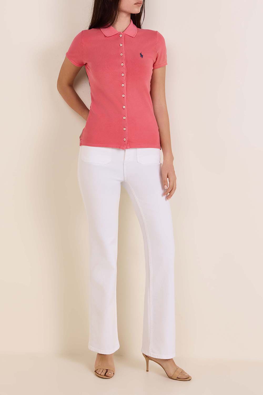 חולצת פולו מכופתרת סלים פיט